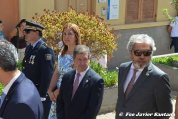 Telde rinde pleitesía a San Miguel en Valsequillo (Foto Francisco Javier Santana y TA)